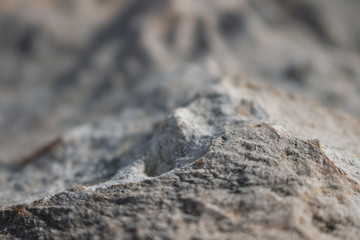 Stone with blurred background