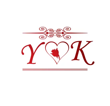YK love initial with red heart and rose Stock Vector | Adobe Stock YK love initial with red heart and rose Stock Vector | Adobe Stock