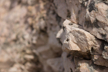 Rocks with blurred background