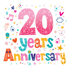 twenty years anniversary celebration