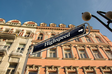 Schild 54 - Highspeed