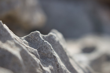 Stones with blurred background