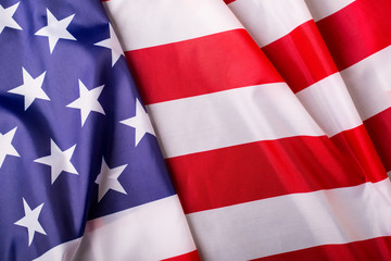 .American flag background