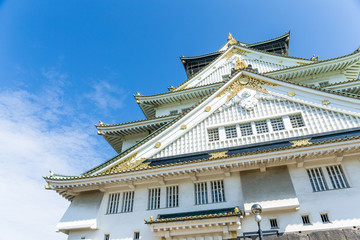 Traditional castle in Osaka