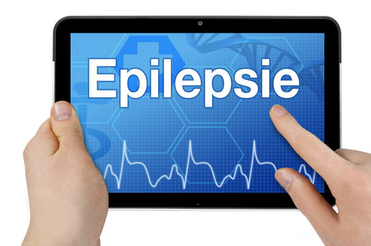 Tablet mit Touchscreen und Interface mit Epilepsie
