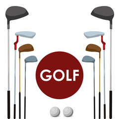 Golf  icon design 