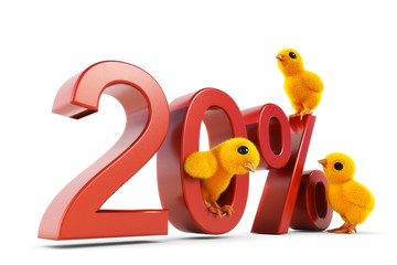 Küken 20 Prozent