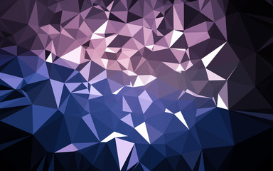 Fototapeta premium Abstract low poly background, geometry triangle