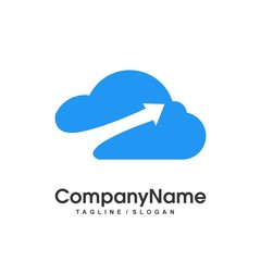 Cloud logo icon Vector