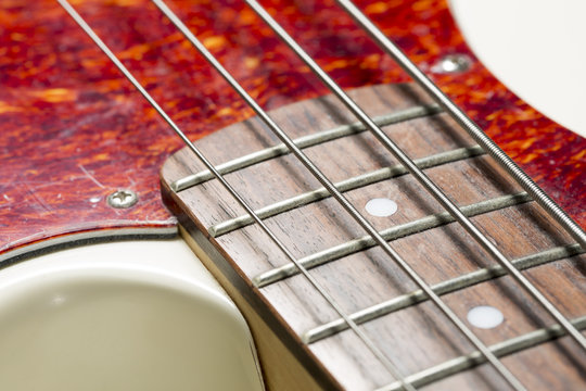 Bass Guitar Close Up