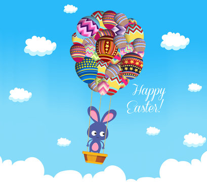 Colorful Easter Egg style Balloons