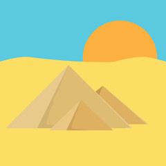 Fototapeta na wymiar Pyramid egypt