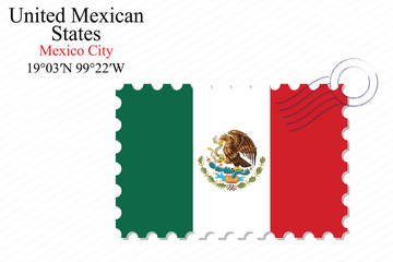 united mexican states stamp design