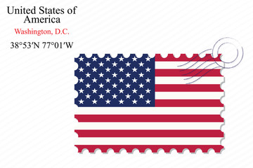 united states of america stamp design
