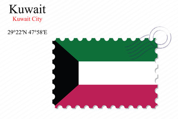 kuwait stamp design