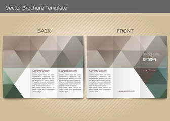 Fototapeta premium Vector template for leaflet