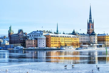 Keuken foto achterwand Stockholm Oude stad van Stockholm
