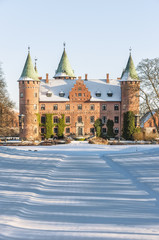 Fototapeta na wymiar Trolleholm Castle in Winter