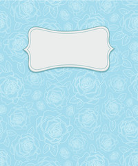 Vector background with roses