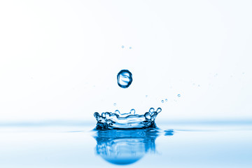 Water splashes background