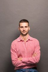 Obraz premium Handsome man in studio