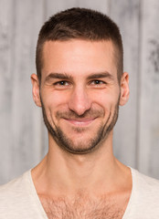 Fototapeta premium Model man posing