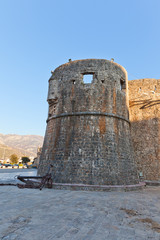 Fototapeta na wymiar Gradenigo tower of Old Town of Budva, Montenegro