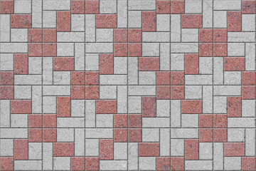 Pavement rectangles of Different Colors