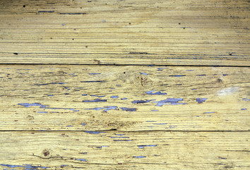 Obraz premium Weathered yellow wood wall texture.