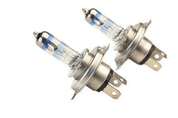High Power H4 55w/60w +130% Car Head Light Bulb Isolated