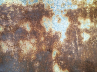 Zinc rust and molder background