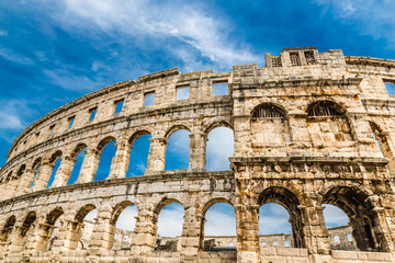 Obraz premium Roman Amphitheatre Pula Arena-Pula,Istria, Croatia