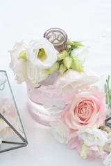 lisianthus, fleurs, flowers, rose, vase, joli, sweet, pink nature, joli, table, décoration, deco, decor