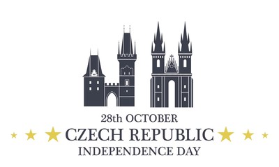 Obraz na płótnie Canvas Independence Day. Czech Republic