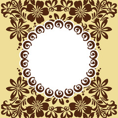Stylized floral ornament