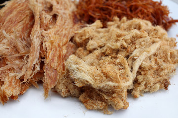 Dried shredded pork chinese food