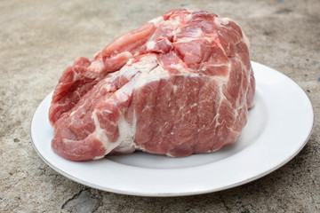 Raw pork