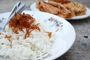 Dried shredded pork chinese food