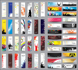 Mix Collection vertical and horizontal banners - 101635533