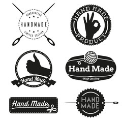Hand Made logo design insignias