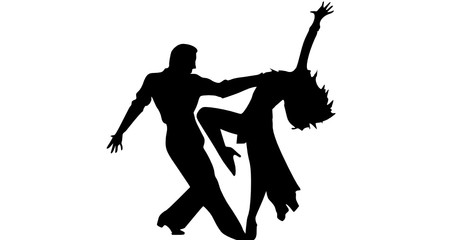 couple dancing salsa 