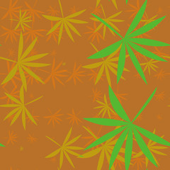 cannabis leaf texture seamless
