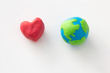 care and love the earth concept
