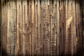 wooden old fence spiked