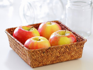 Apples in a basket