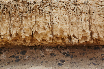 Ajuy beach Fuerteventura at Canary Islands