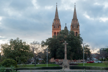 Evening View of Cathedral.
Photograph of St Peters cathedral taken during a Winter evening.