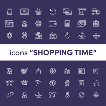 Icons shopping