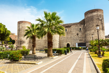 Ursino Castello in Catania, Sicily, Italy