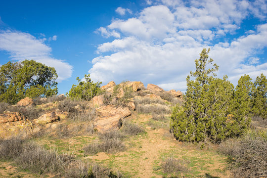 Boulders on Pacific Crest Trail